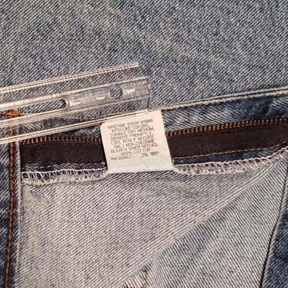 Vintage Chic Jeans 1980s/1990s High Waist Made in the USA Women's 26 WP - Picture 6 of 7
